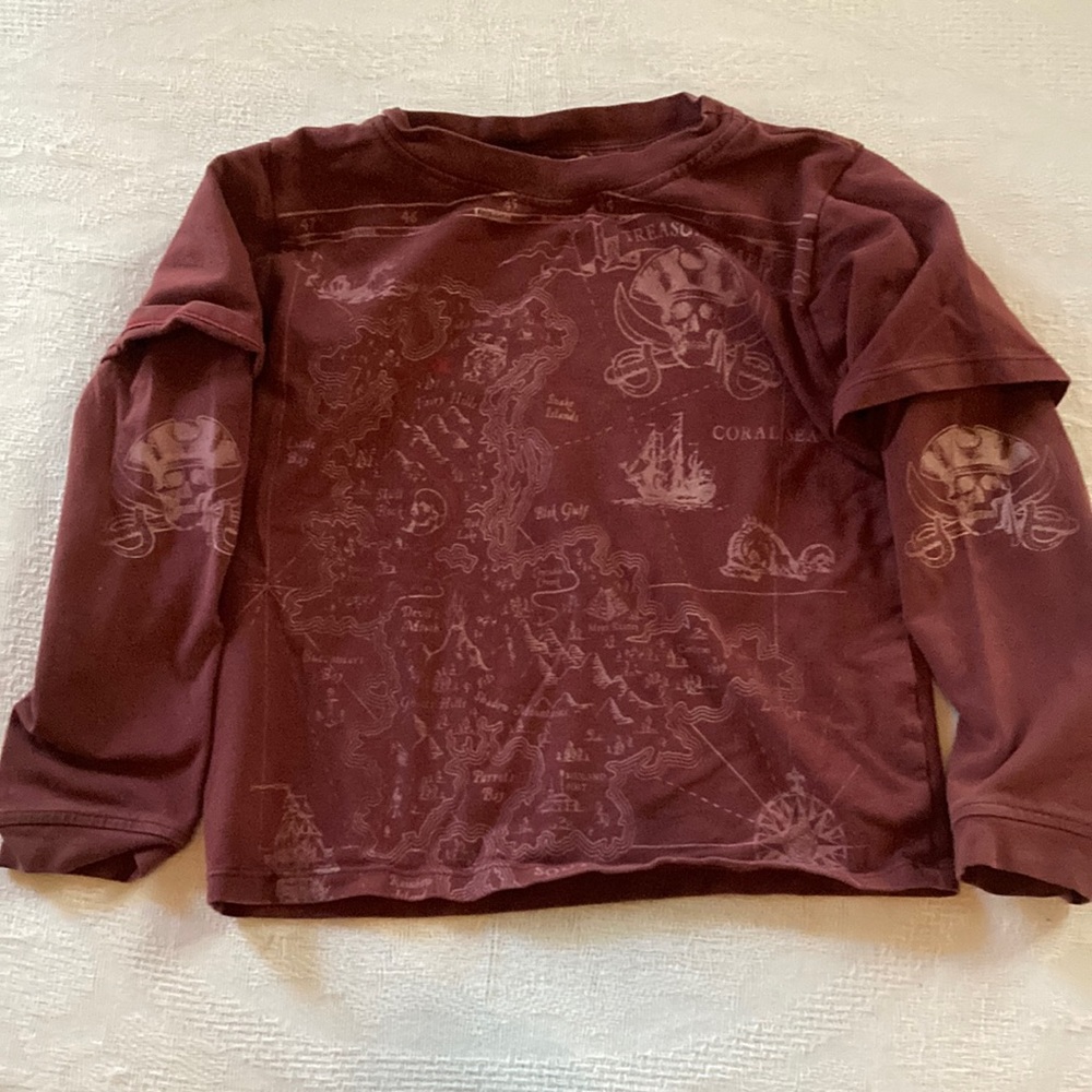 Susu Samadhi Organic Pirate/ Treasure Map Top